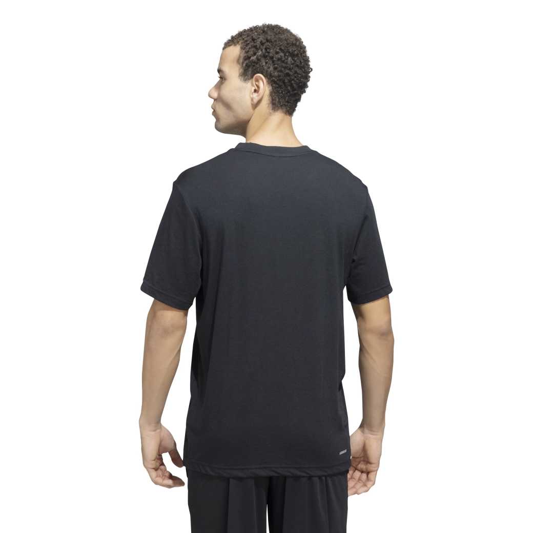 Adidas Camiseta IB8273 M ESSENTIALS LOGO Preto -4-